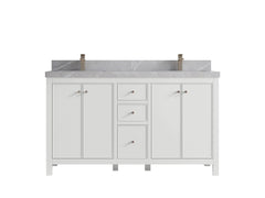 Chicago 60 in. W x 22 in. D Double Sink Bathroom Vanity - photo 33