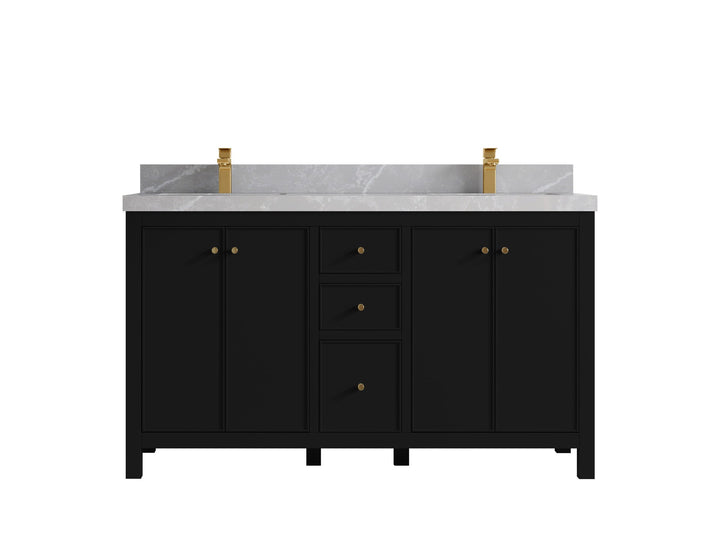 Chicago 60 in. W x 22 in. D Double Sink Bathroom Vanity - photo 33