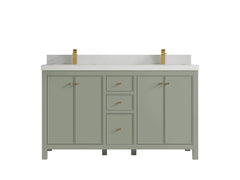 Chicago 60 in. W x 22 in. D Double Sink Bathroom Vanity - photo 13