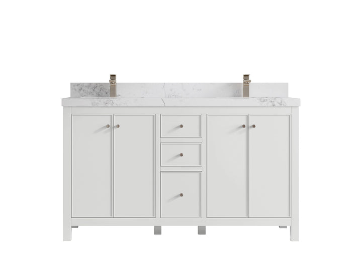 Chicago 60 in. W x 22 in. D Double Sink Bathroom Vanity - photo 19