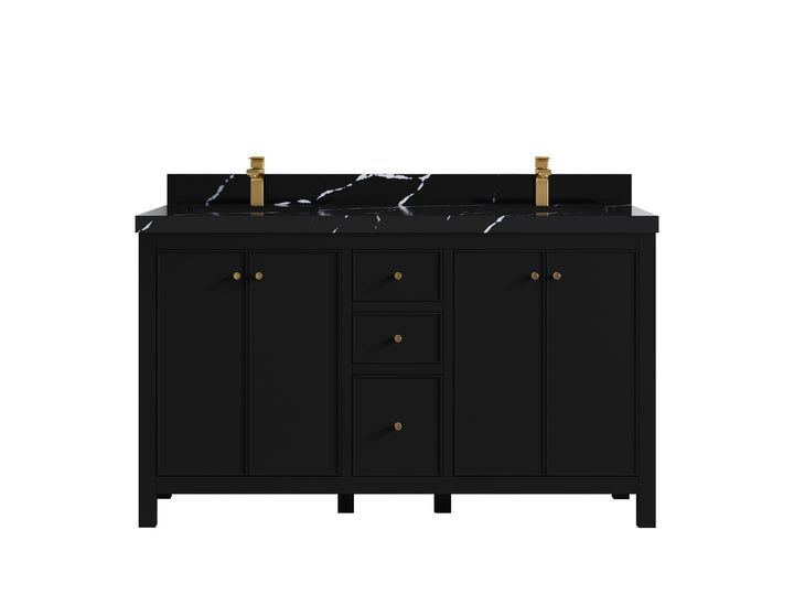 Chicago 60 in. W x 22 in. D Double Sink Bathroom Vanity - photo 9
