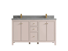 Chicago 60 in. W x 22 in. D Double Sink Bathroom Vanity - photo 35
