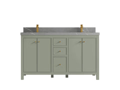 Chicago 60 in. W x 22 in. D Double Sink Bathroom Vanity - photo 35