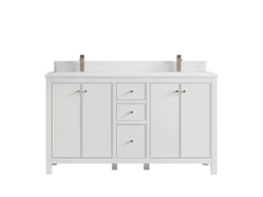 Chicago 60 in. W x 22 in. D Double Sink Bathroom Vanity - photo 29
