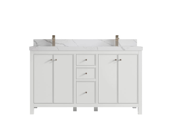 Chicago 60 in. W x 22 in. D Double Sink Bathroom Vanity - photo 17
