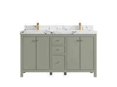 Chicago 60 in. W x 22 in. D Double Sink Bathroom Vanity - photo 41