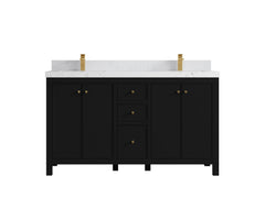 Chicago 60 in. W x 22 in. D Double Sink Bathroom Vanity - photo 31