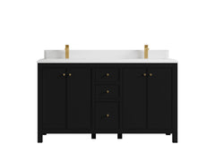 Chicago 60 in. W x 22 in. D Double Sink Bathroom Vanity - photo 29