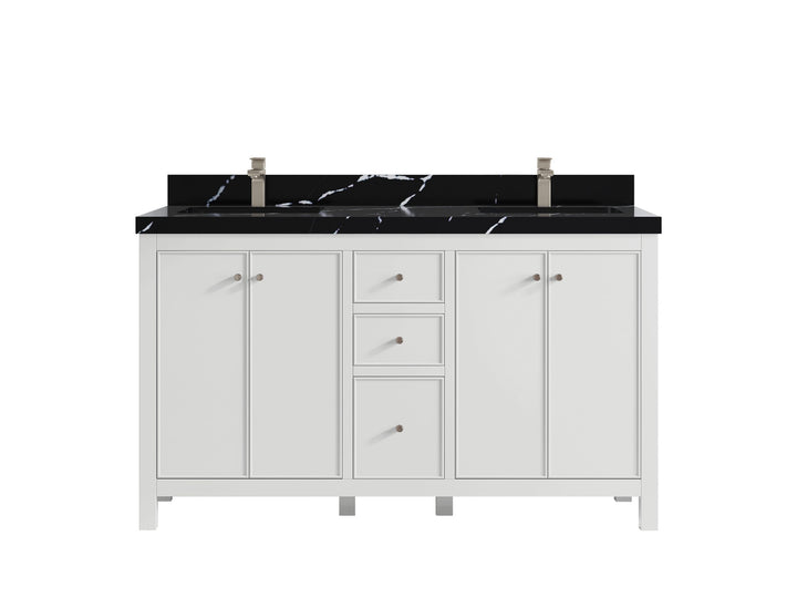 Chicago 60 in. W x 22 in. D Double Sink Bathroom Vanity - photo 9