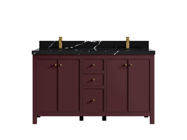 Chicago 60 in. W x 22 in. D Double Sink Bathroom Vanity - photo 29