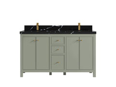 Chicago 60 in. W x 22 in. D Double Sink Bathroom Vanity - photo 9