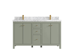 Chicago 60 in. W x 22 in. D Double Sink Bathroom Vanity - photo 11