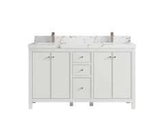 Chicago 60 in. W x 22 in. D Double Sink Bathroom Vanity - photo 37