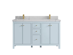 Chicago 60 in. W x 22 in. D Double Sink Bathroom Vanity - photo 43