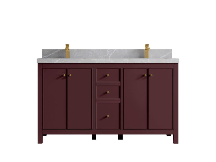 Chicago 60 in. W x 22 in. D Double Sink Bathroom Vanity - photo 15