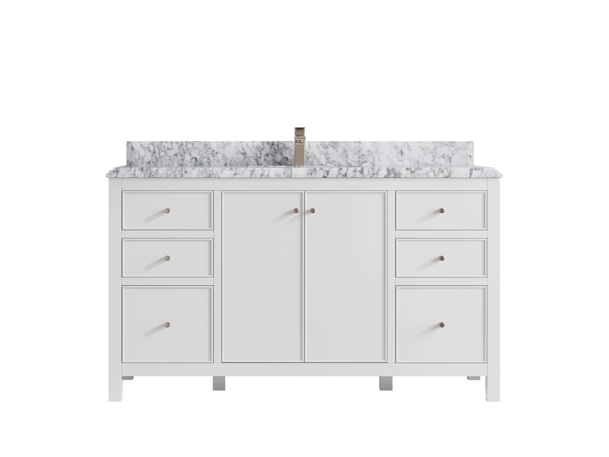 Chicago 60 in. W x 22 in. D Single Sink Bathroom Vanity - Willow Bath and Vanity