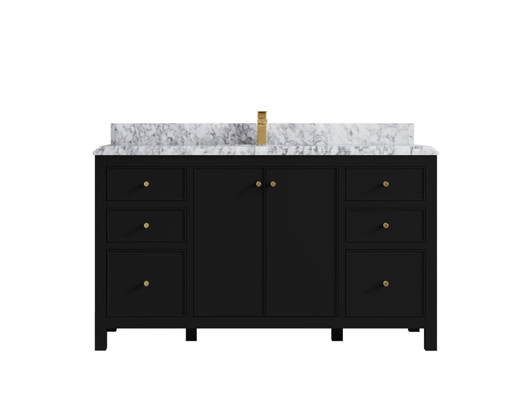 Chicago 60 in. W x 22 in. D Single Sink Bathroom Vanity - Willow Bath and Vanity