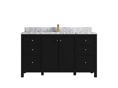 Chicago 60 in. W x 22 in. D Single Sink Bathroom Vanity - Willow Bath and Vanity