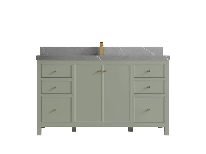 Chicago 60 in. W x 22 in. D Single Sink Bathroom Vanity - photo 35