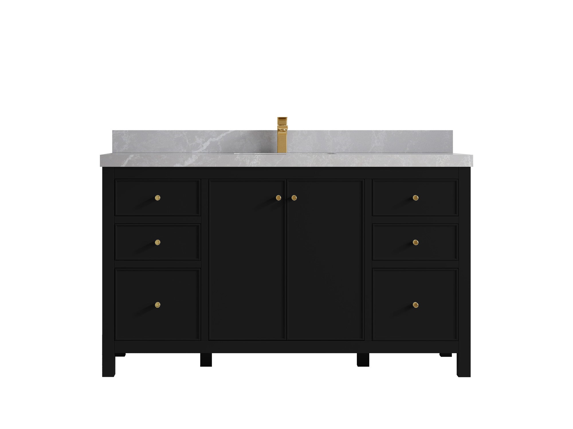 Chicago 60 in. W x 22 in. D Single Sink Bathroom Vanity - Willow Bath and Vanity