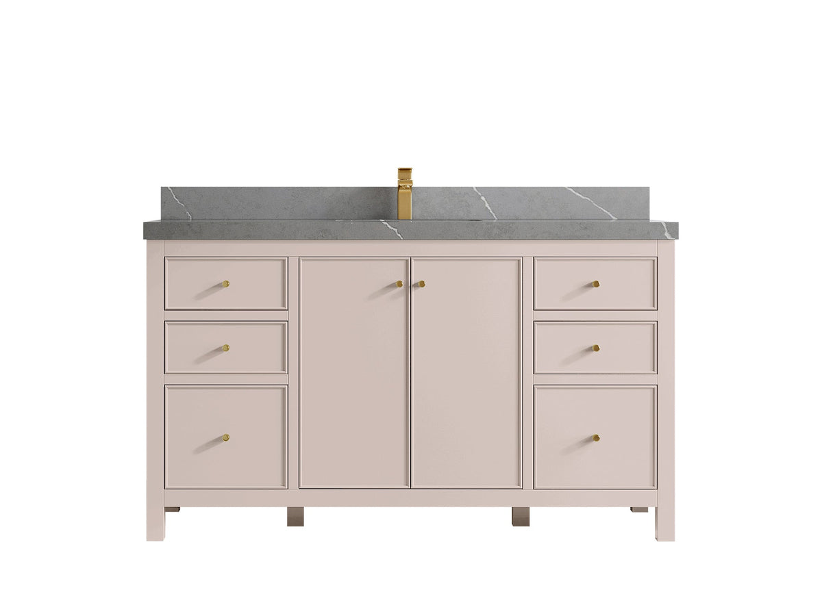 Chicago 60 in. W x 22 in. D Single Sink Bathroom Vanity - Willow Bath and Vanity
