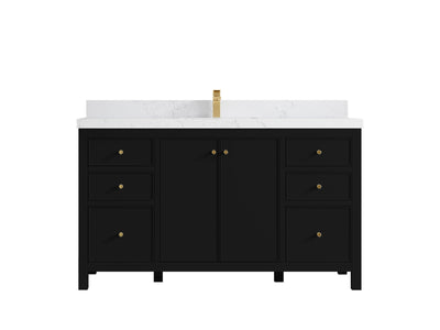 Chicago 60 in. W x 22 in. D Single Sink Bathroom Vanity - Willow Bath and Vanity