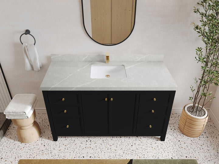 Chicago 60 in. W x 22 in. D Single Sink Bathroom Vanity - photo 32