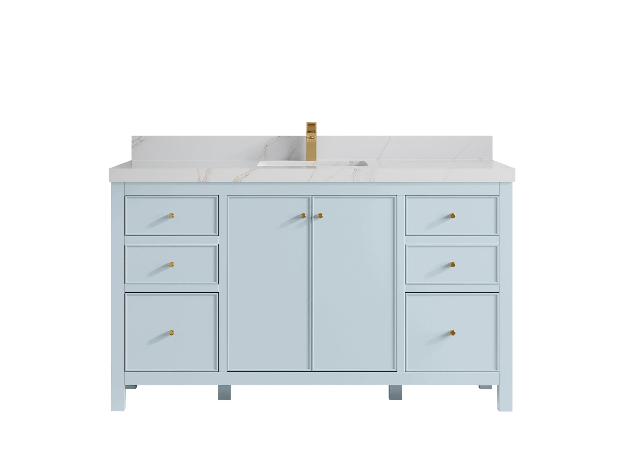 Chicago 60 in. W x 22 in. D Single Sink Bathroom Vanity - Willow Bath and Vanity