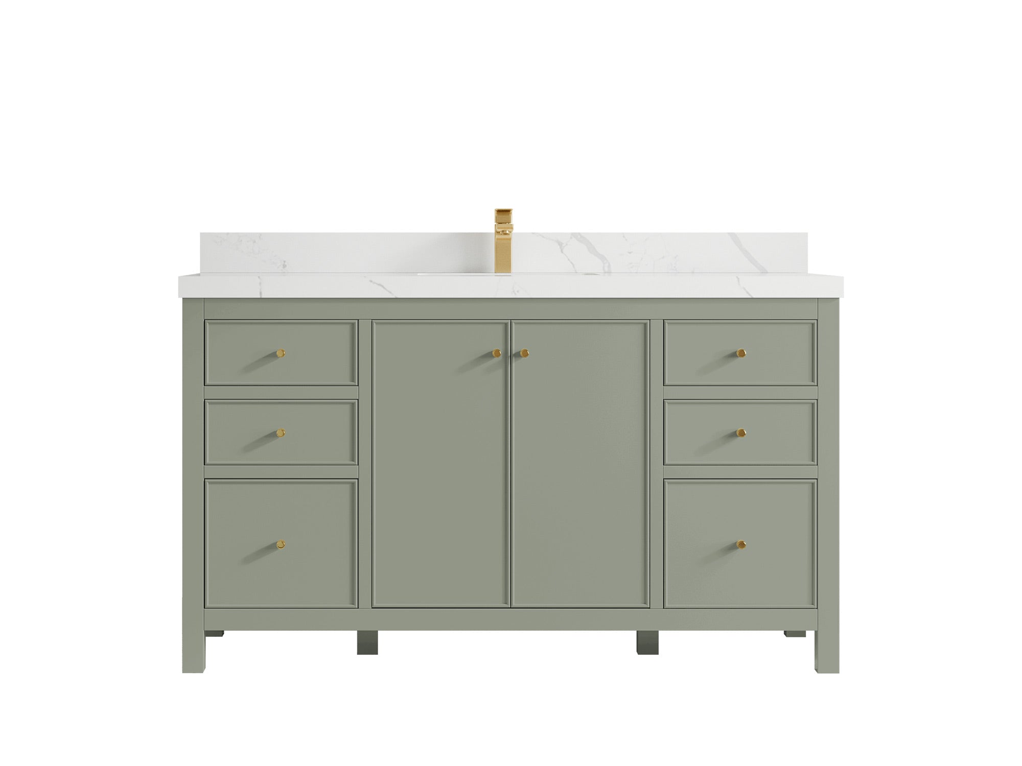 Chicago 60 in. W x 22 in. D Single Sink Bathroom Vanity - Willow Bath and Vanity