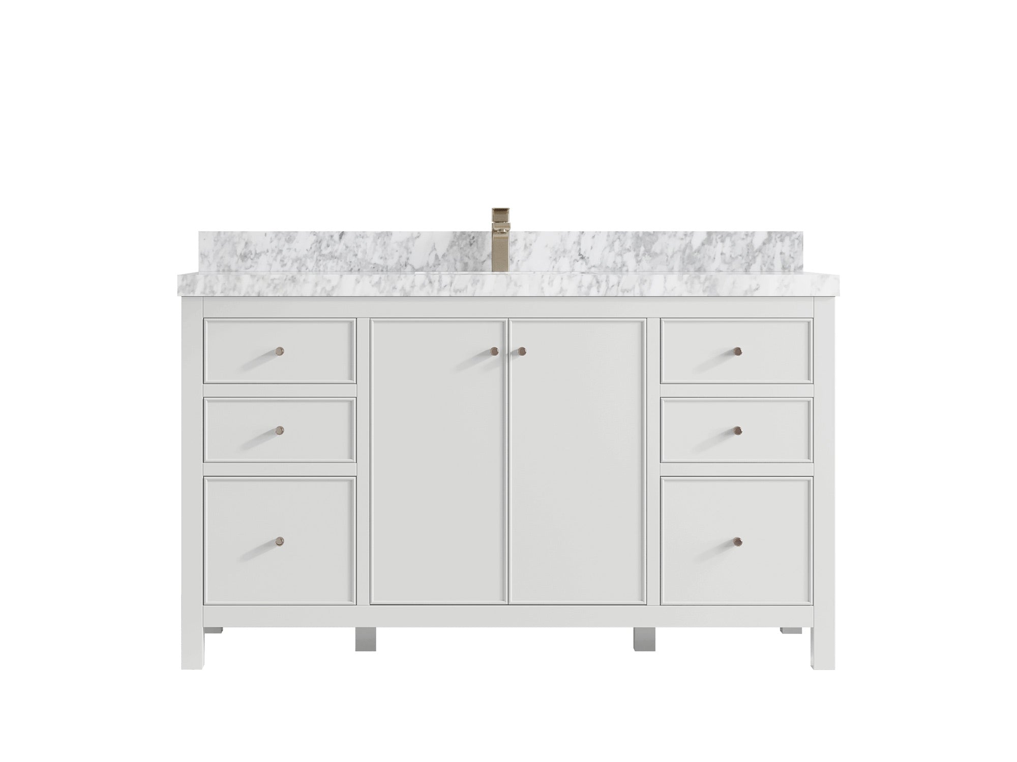 Chicago 60 in. W x 22 in. D Single Sink Bathroom Vanity - Willow Bath and Vanity