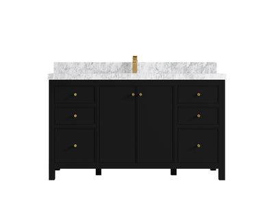 Chicago 60 in. W x 22 in. D Single Sink Bathroom Vanity - Willow Bath and Vanity