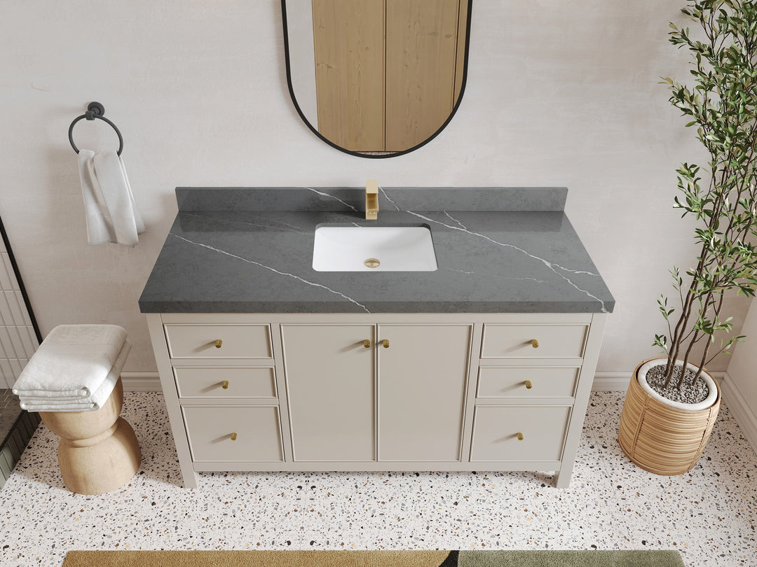 Chicago 60 in. W x 22 in. D Single Sink Bathroom Vanity - Willow Bath and Vanity