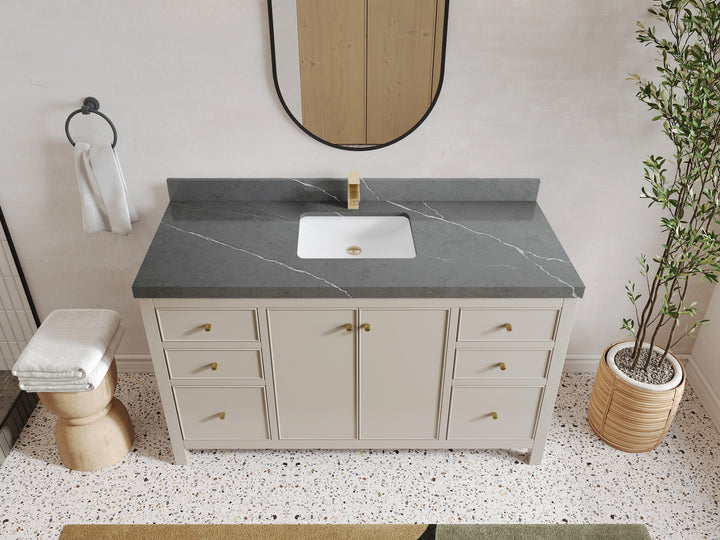Chicago 60 in. W x 22 in. D Single Sink Bathroom Vanity - photo 34
