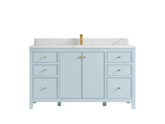 Chicago 60 in. W x 22 in. D Single Sink Bathroom Vanity - photo 25