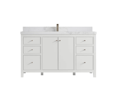 Chicago 60 in. W x 22 in. D Single Sink Bathroom Vanity - Willow Bath and Vanity
