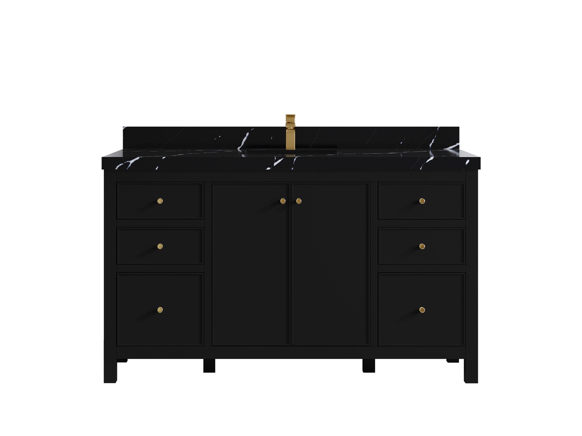 Chicago 60 in. W x 22 in. D Single Sink Bathroom Vanity - Willow Bath and Vanity