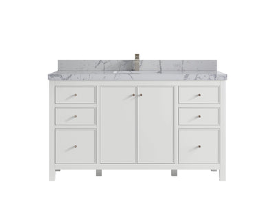Chicago 60 in. W x 22 in. D Single Sink Bathroom Vanity - Willow Bath and Vanity