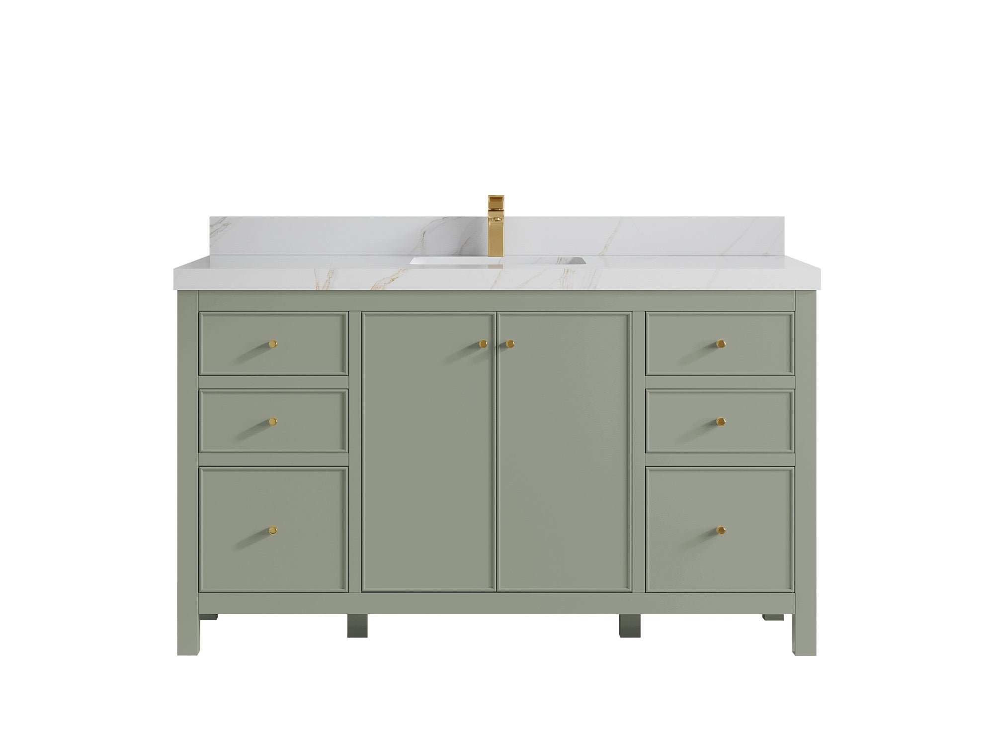 Chicago 60 in. W x 22 in. D Single Sink Bathroom Vanity - Willow Bath and Vanity