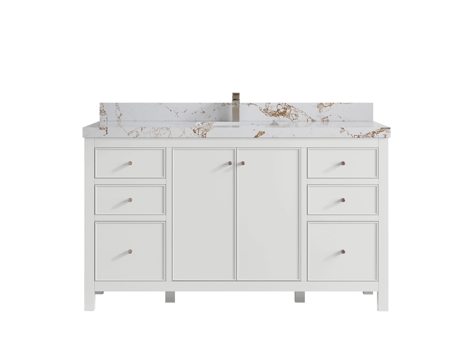 Chicago 60 in. W x 22 in. D Single Sink Bathroom Vanity - Willow Bath and Vanity