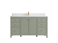 Chicago 60 in. W x 22 in. D Single Sink Bathroom Vanity - photo 29