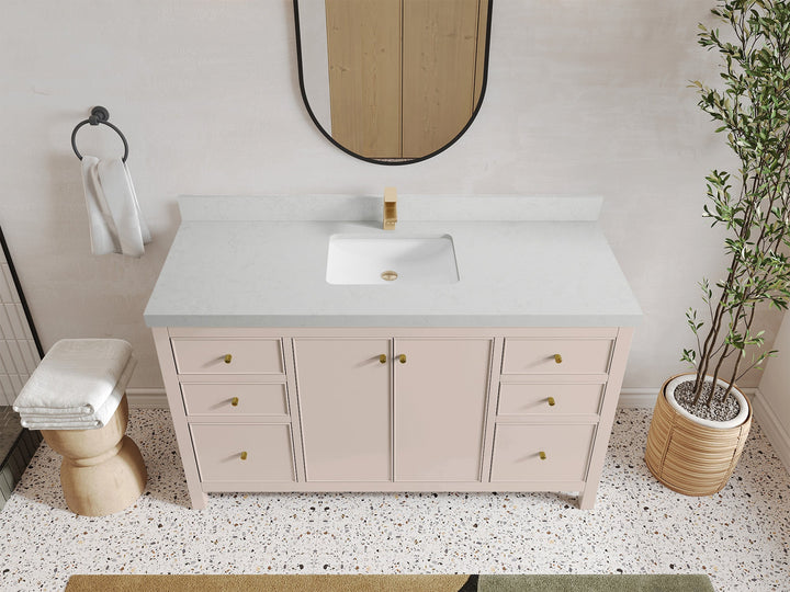 Chicago 60 in. W x 22 in. D Single Sink Bathroom Vanity - photo 12