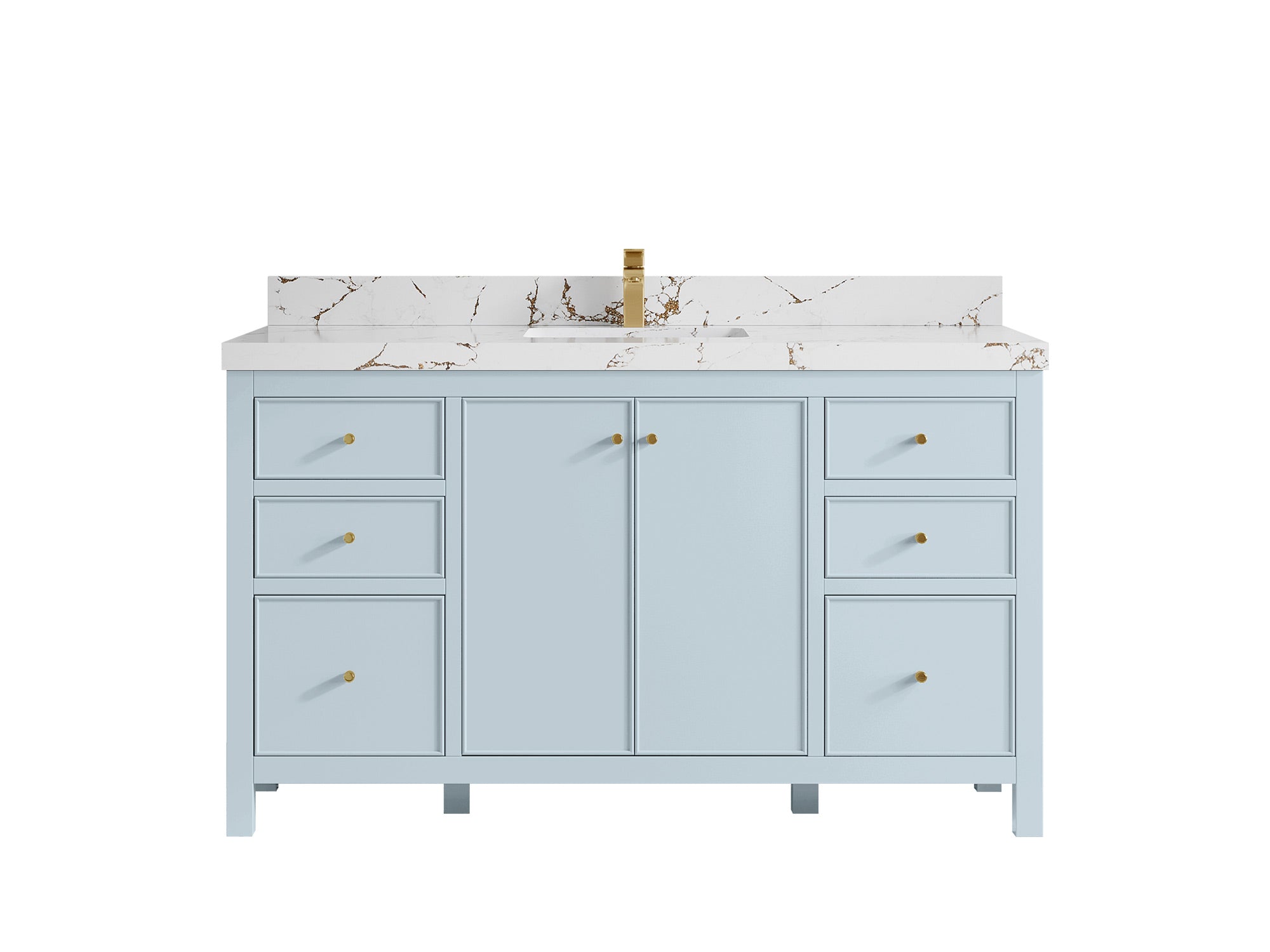 Chicago 60 in. W x 22 in. D Single Sink Bathroom Vanity - Willow Bath and Vanity