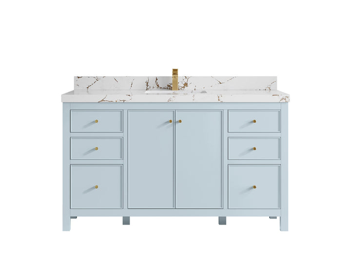 Chicago 60 in. W x 22 in. D Single Sink Bathroom Vanity - photo 35