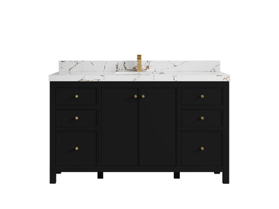Chicago 60 in. W x 22 in. D Single Sink Bathroom Vanity - Willow Bath and Vanity