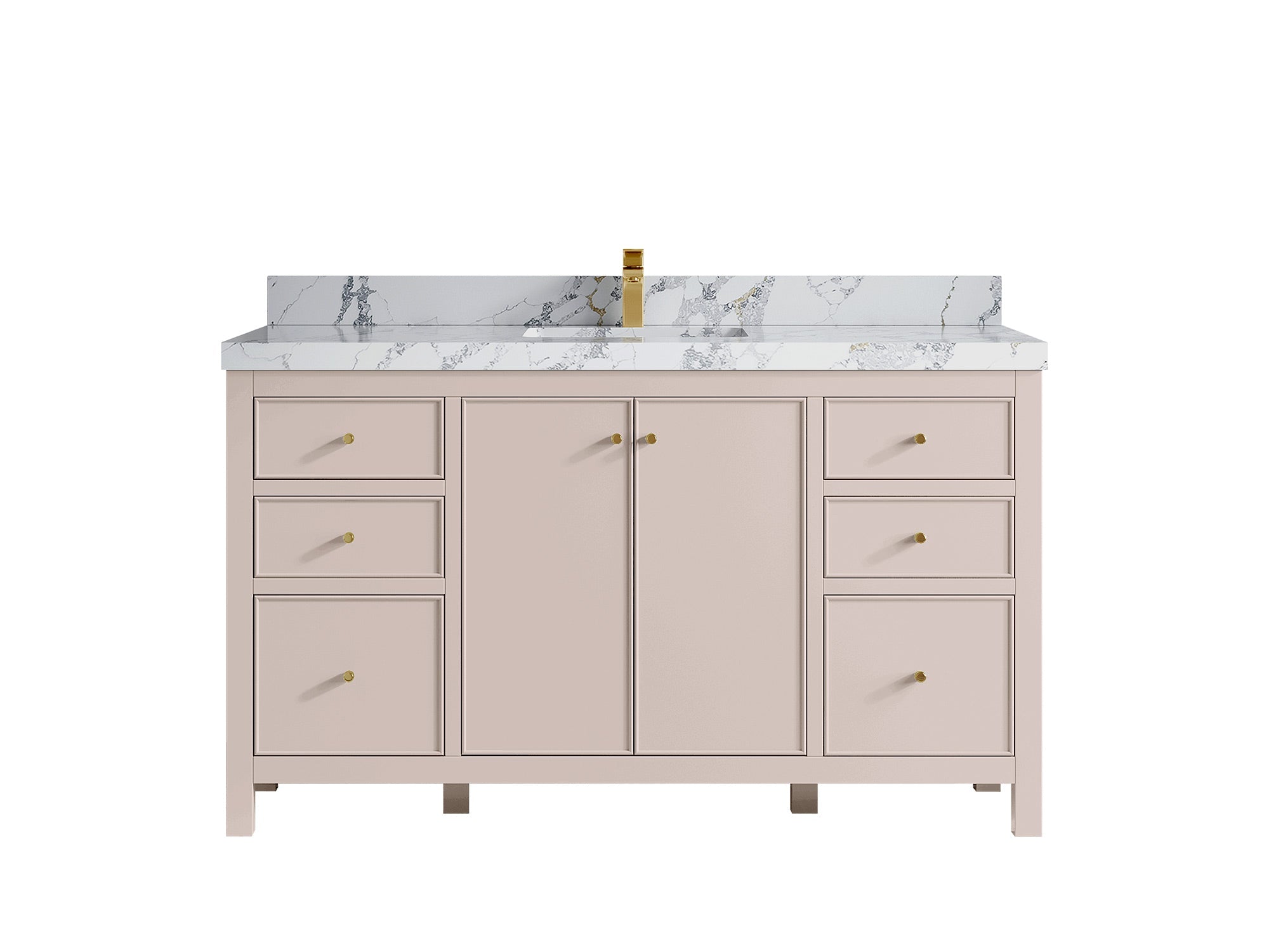 Chicago 60 in. W x 22 in. D Single Sink Bathroom Vanity - Willow Bath and Vanity