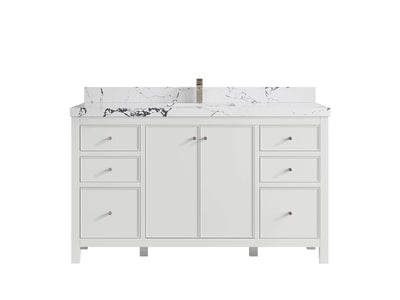 Chicago 60 in. W x 22 in. D Single Sink Bathroom Vanity - Willow Bath and Vanity