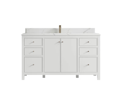 Chicago 60 in. W x 22 in. D Single Sink Bathroom Vanity - Willow Bath and Vanity