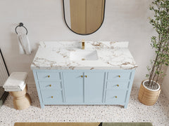 Chicago 60 in. W x 22 in. D Single Sink Bathroom Vanity - photo 36