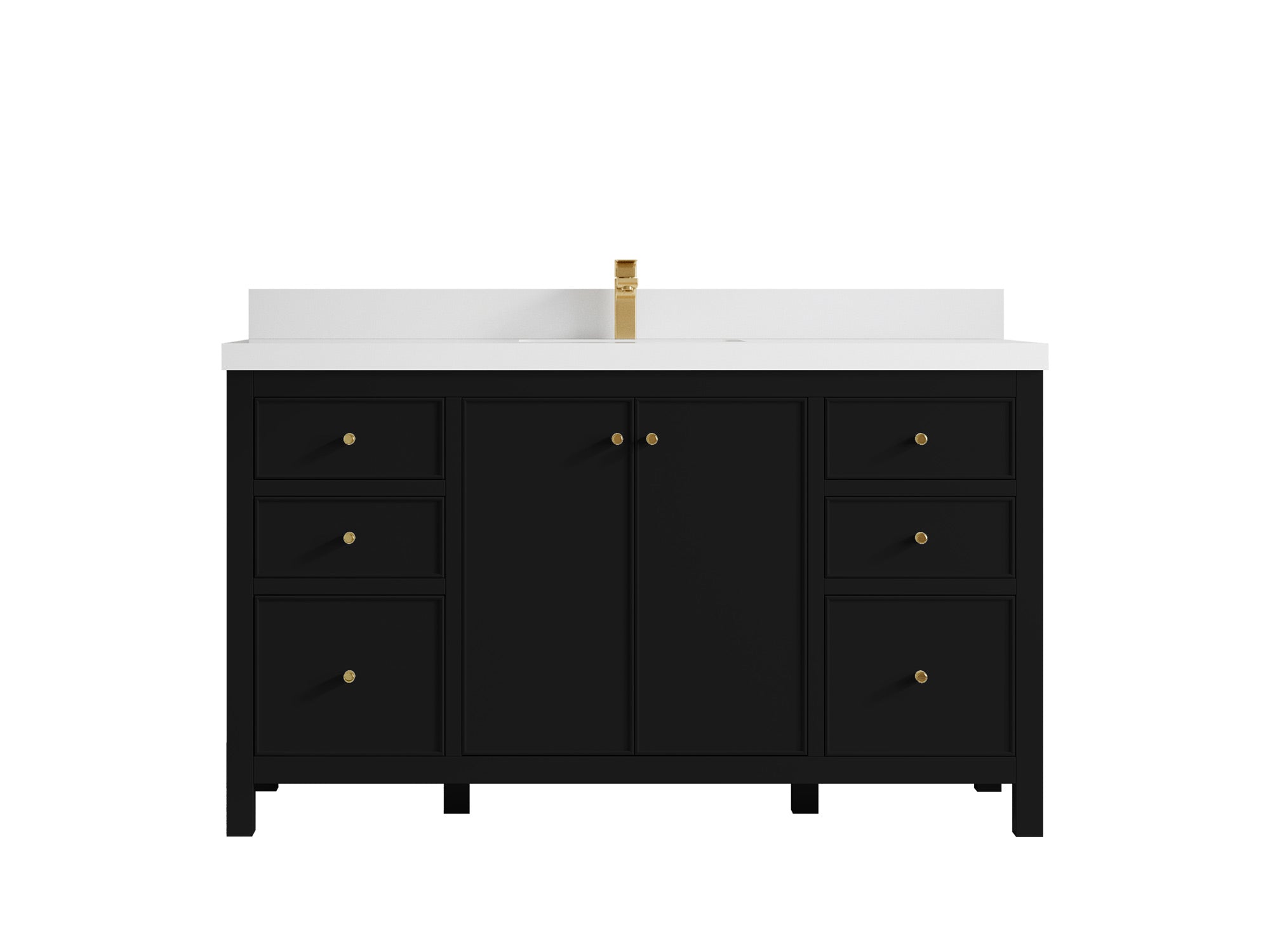 Chicago 60 in. W x 22 in. D Single Sink Bathroom Vanity - Willow Bath and Vanity