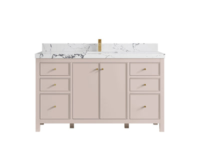 Chicago 60 in. W x 22 in. D Single Sink Bathroom Vanity - Willow Bath and Vanity